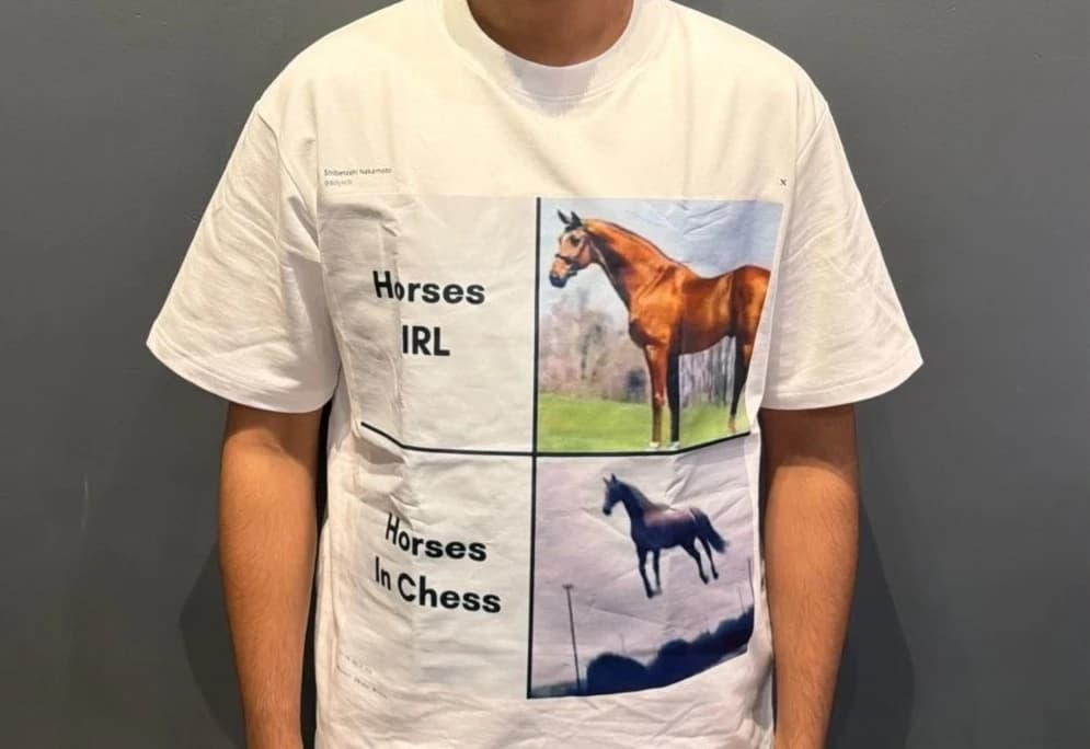 Sharan wearing their tweet tee